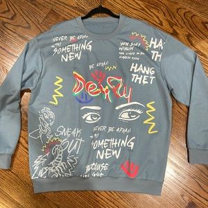 GRAPHIC Crew Neck. UNISEX. Size Large